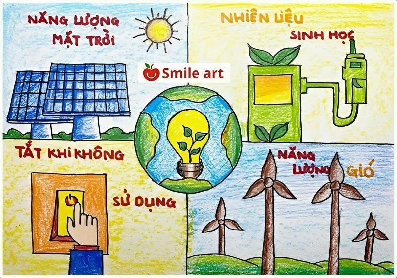 vẽ tranh phòng chống thiên tai 39