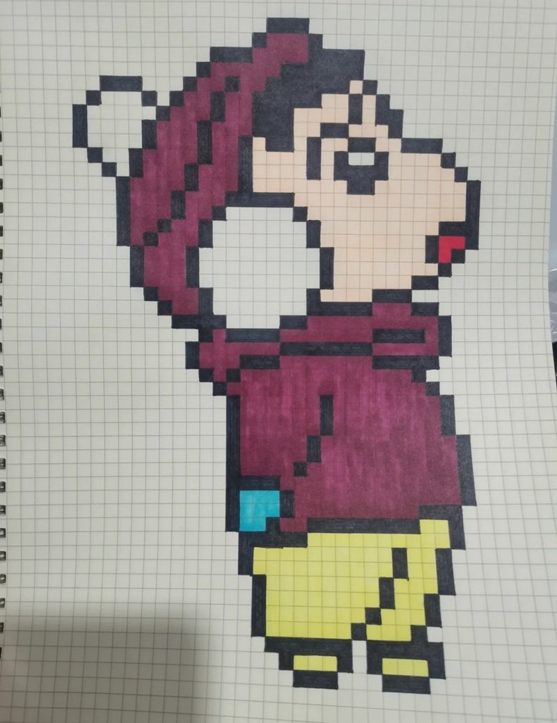 vẽ tranh pixel cute 12
