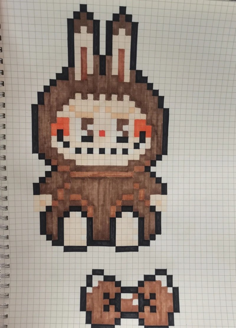 vẽ tranh pixel cute 13