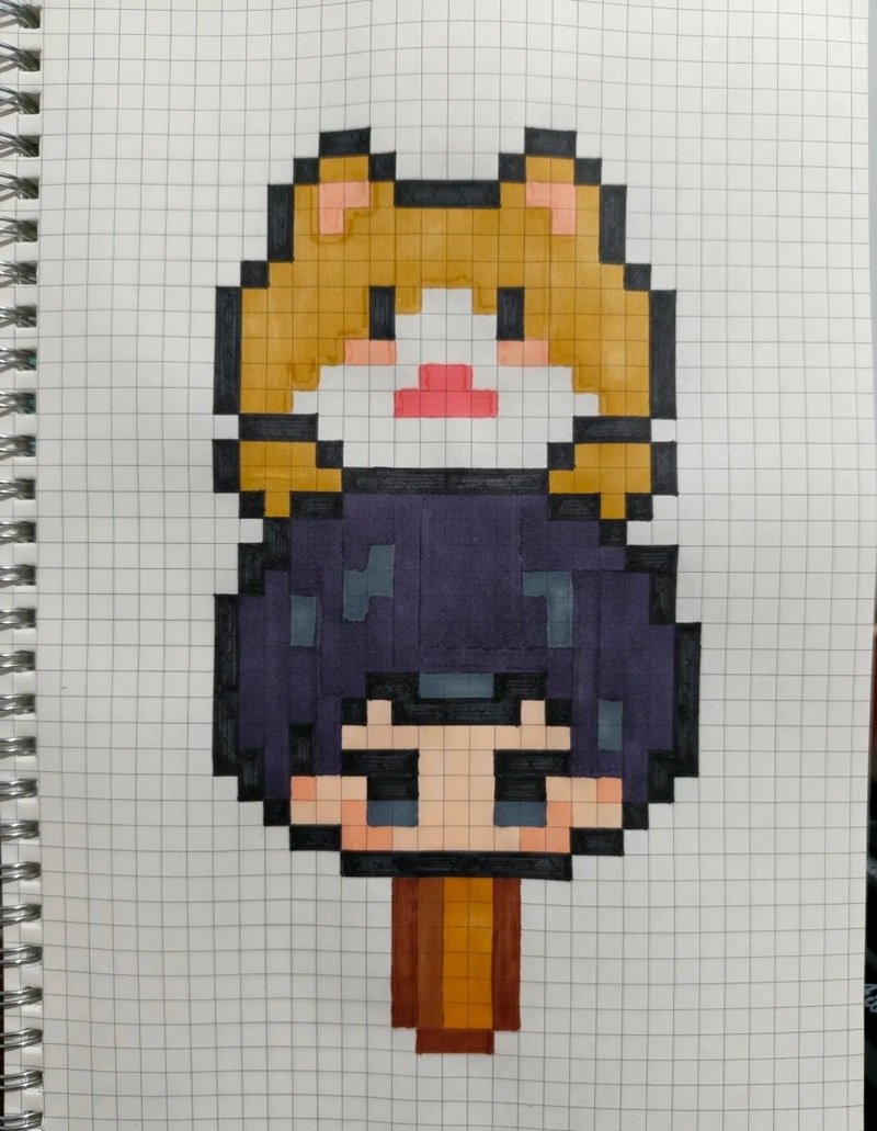 vẽ tranh pixel cute 17