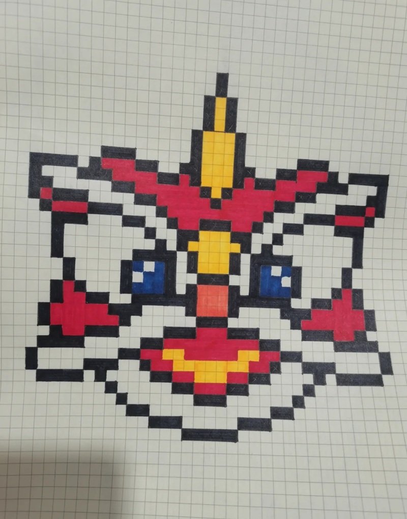 vẽ tranh pixel cute 18