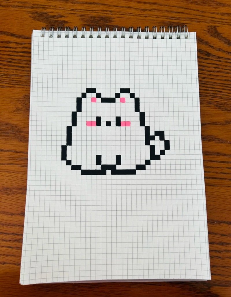 vẽ tranh pixel cute 22