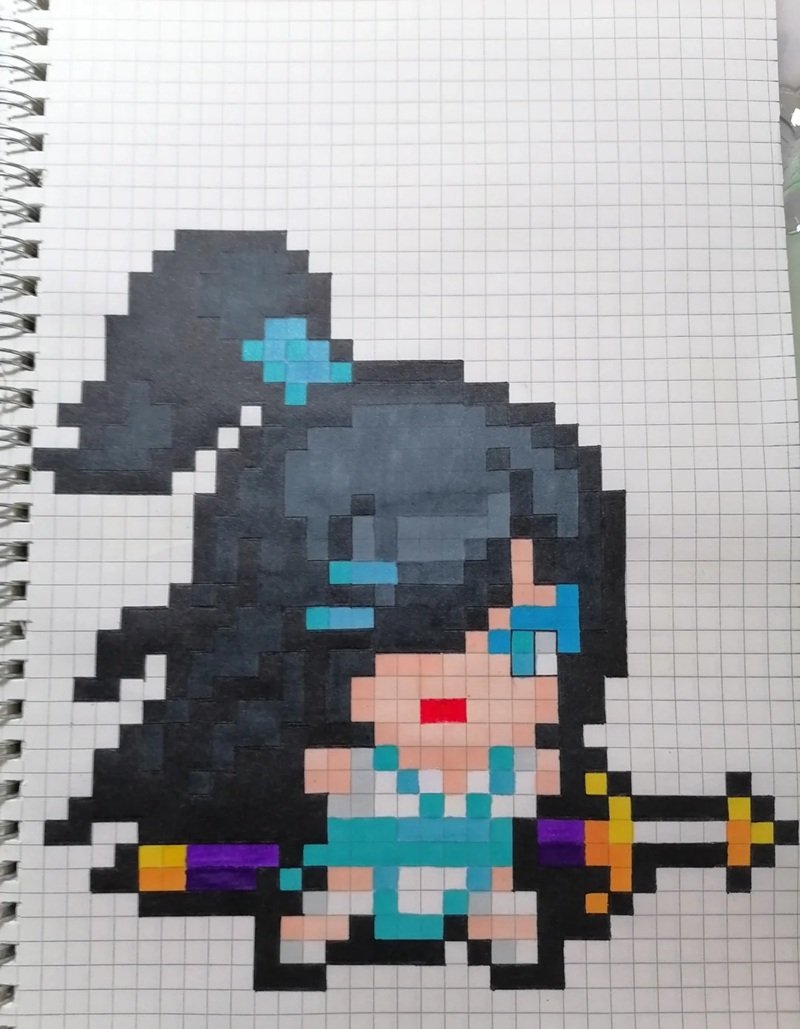 vẽ tranh pixel cute 31