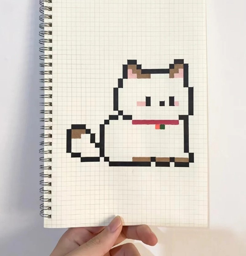 vẽ tranh pixel cute 33