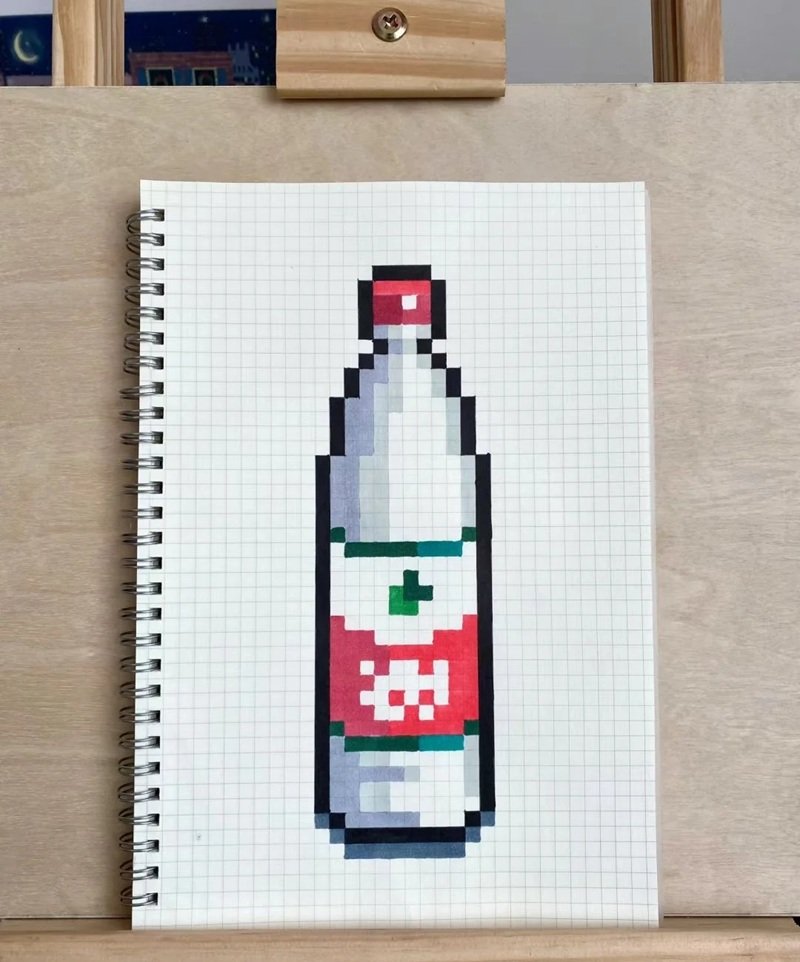 vẽ tranh pixel cute 35
