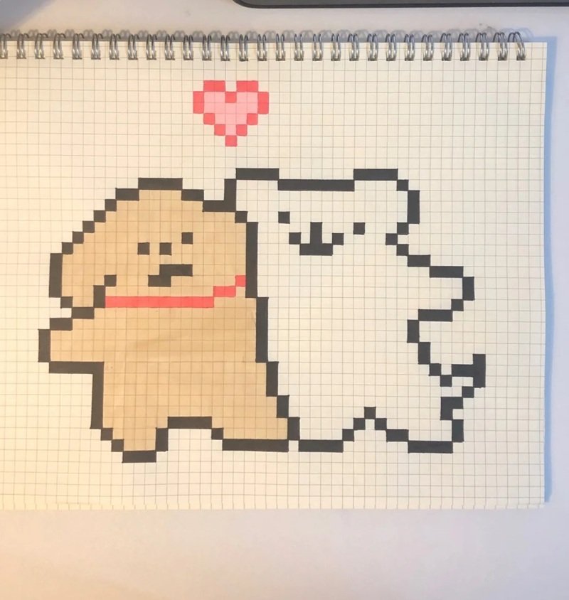 vẽ tranh pixel cute 7