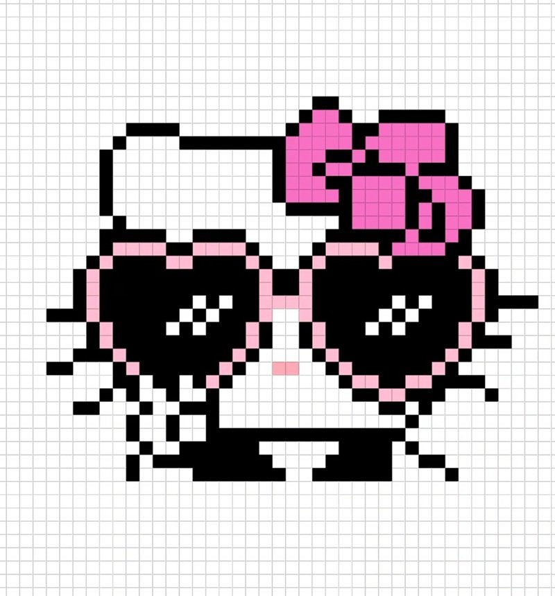 vẽ tranh pixel cute 8