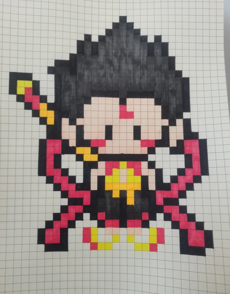 vẽ tranh pixel cute 9