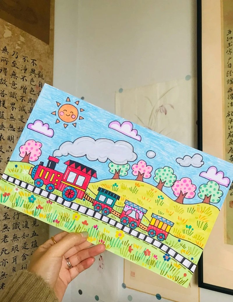 vẽ tranh ý tưởng tuổi thơ 18