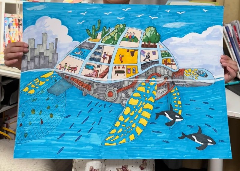 vẽ tranh ý tưởng tuổi thơ 2