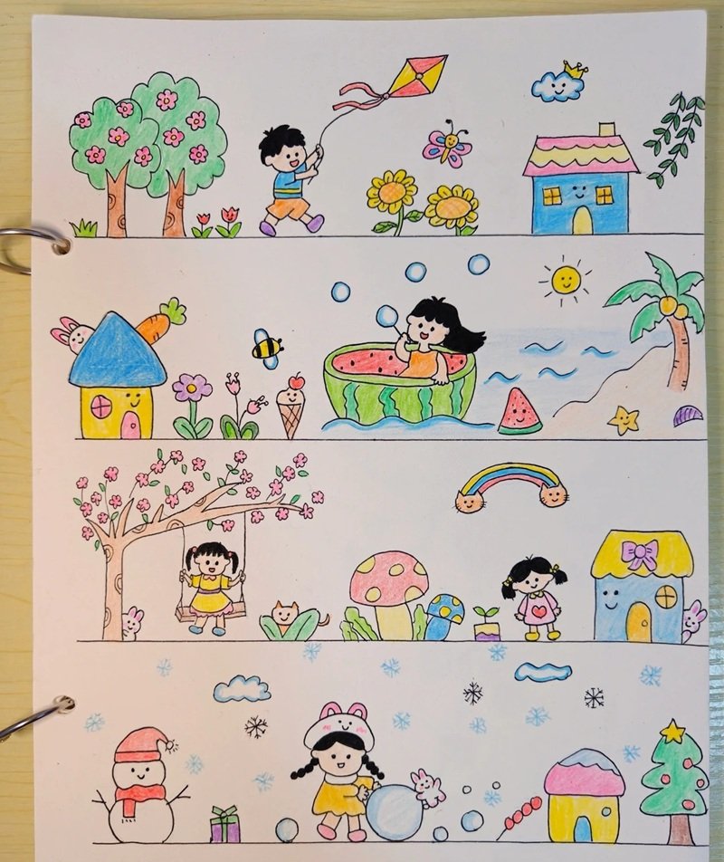 vẽ tranh ý tưởng tuổi thơ 27