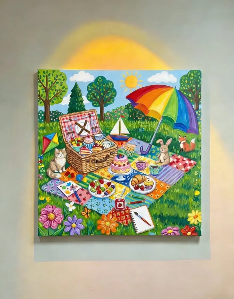 vẽ tranh ý tưởng tuổi thơ 35