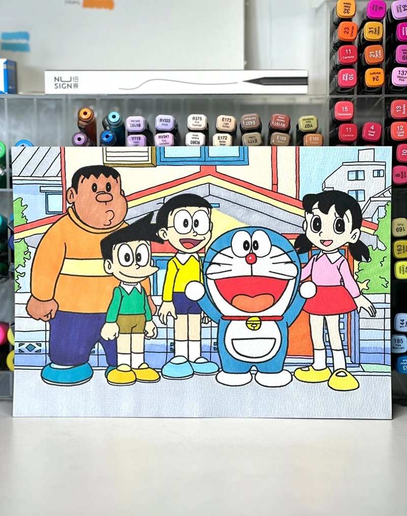 vẽ tranh ý tưởng tuổi thơ 40