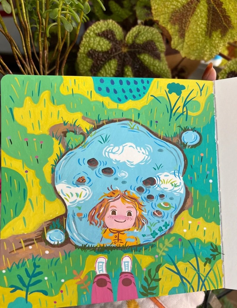 vẽ tranh ý tưởng tuổi thơ 42