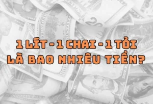 1 Lít Là Bao Nhiêu Tiền? Giải Mã Đơn Vị Tiền Tệ “Ngầm” 2026