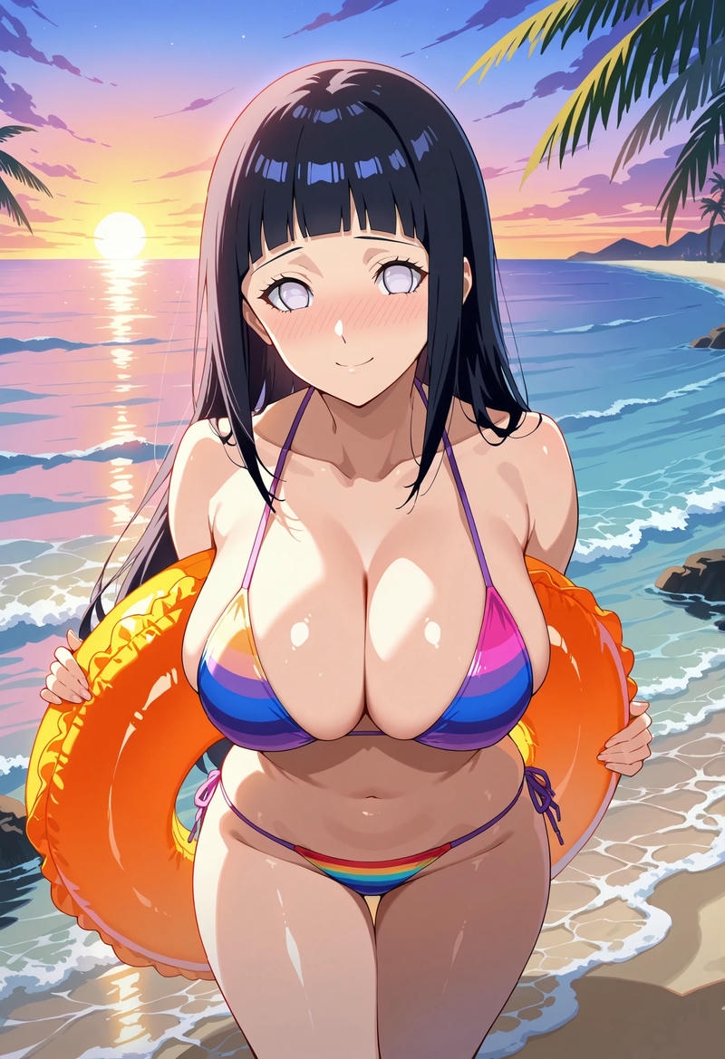 Ảnh Hinata trong bikini mang vẻ ngoài thanh tú