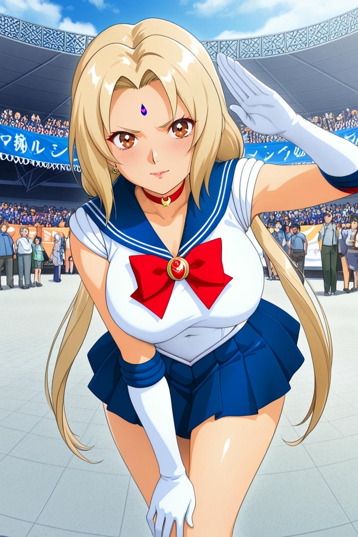 Ảnh anime ngực to nổi lên dáng vẻ gợi cảm mạnh mẽ