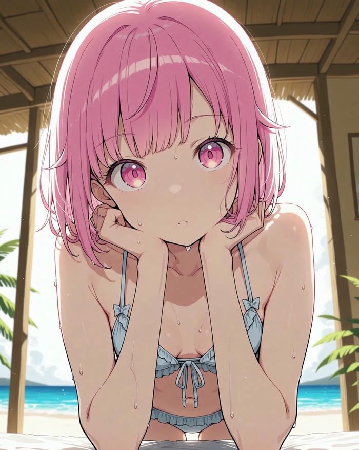 Ảnh gái anime bikini có diện mạo duyên dáng