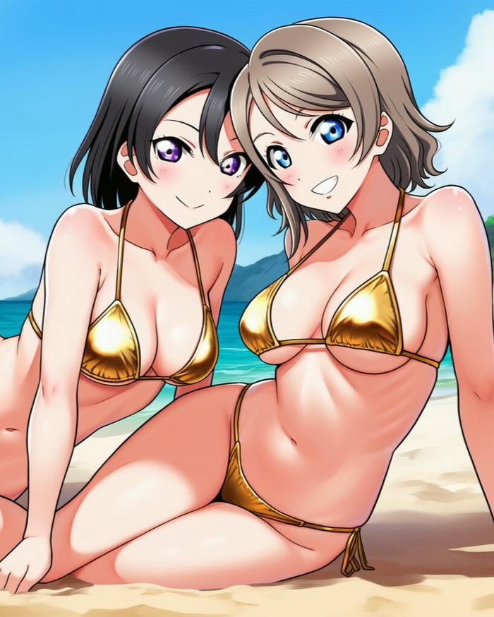 Ảnh gái anime bikini có diện mạo nổi bật