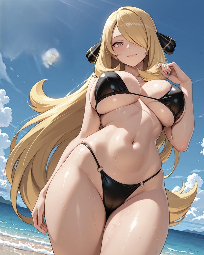 Ảnh gái anime bikini có nét vẽ mềm mại
