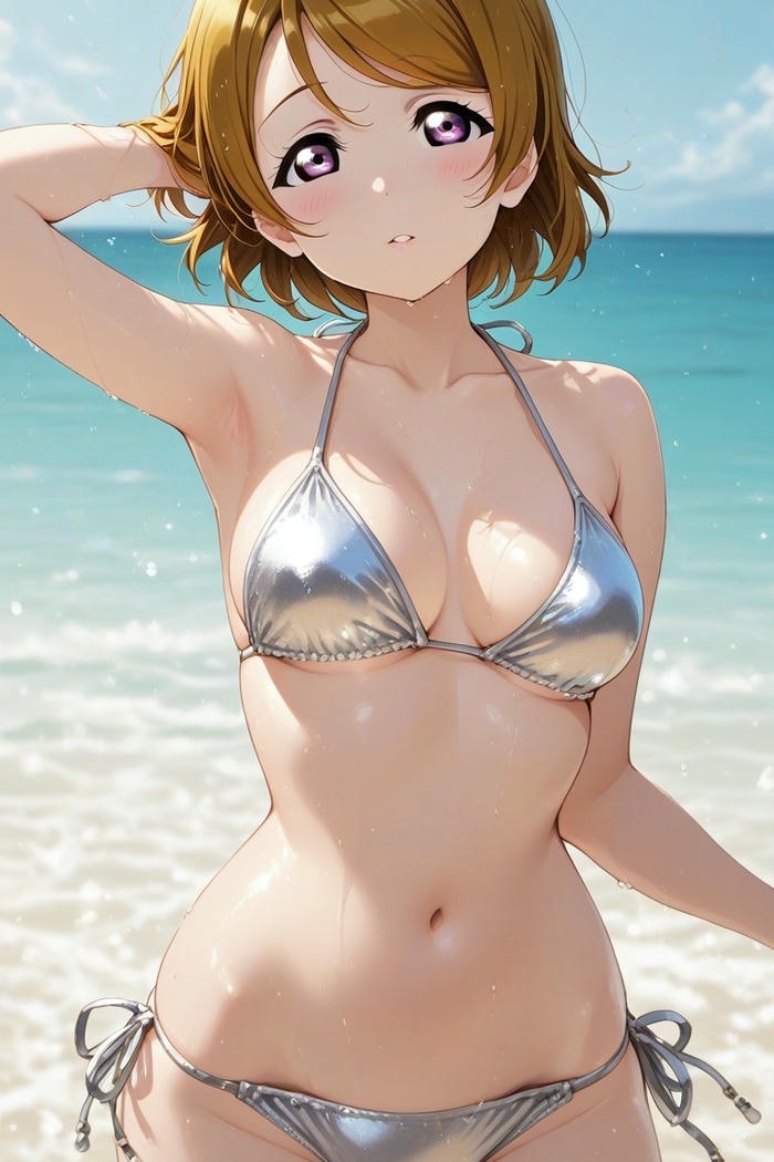 Ảnh gái anime bikini có tạo hình đáng yêu