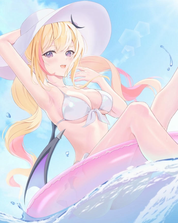 Ảnh gái anime bikini với diện mạo thanh tú