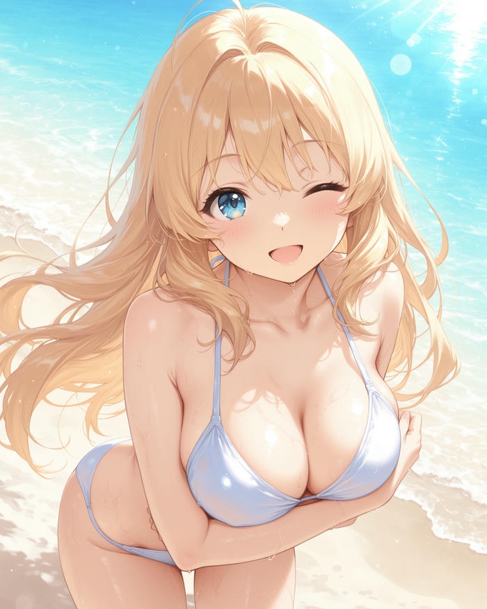Ảnh gái anime bikini với phong cách nữ tính