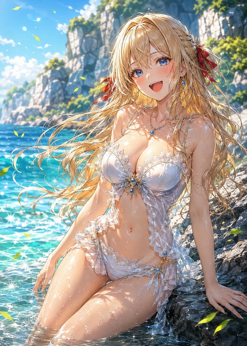 Ảnh nhân vật anime bikini quyến rũ