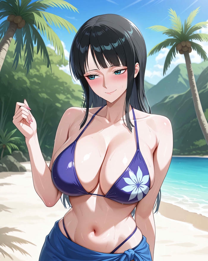 Bikini Nico Robin tự nhiên nghệ thuật cao cấp