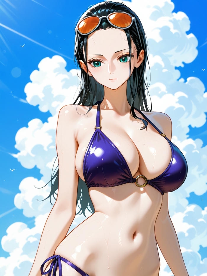 Bikini kiểu Nico Robin sáng tạo cân đối sắc sảo