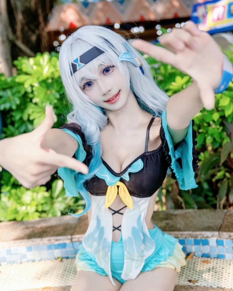 Ecchi cosplay mềm mại sắc nét sống động rõ ràng