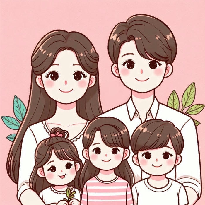 Gia đình năm người anime sum vầy