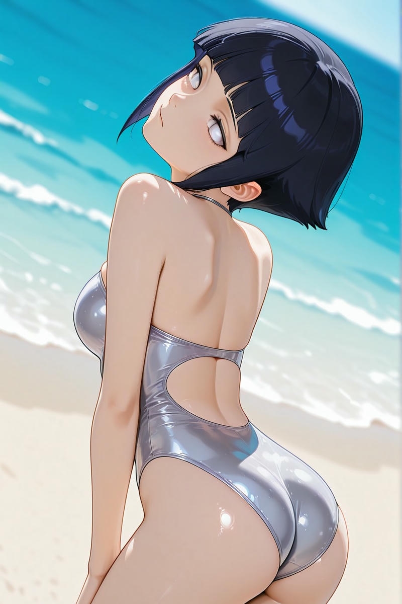 Hinata bikini có nét đẹp trong sáng hài hòa