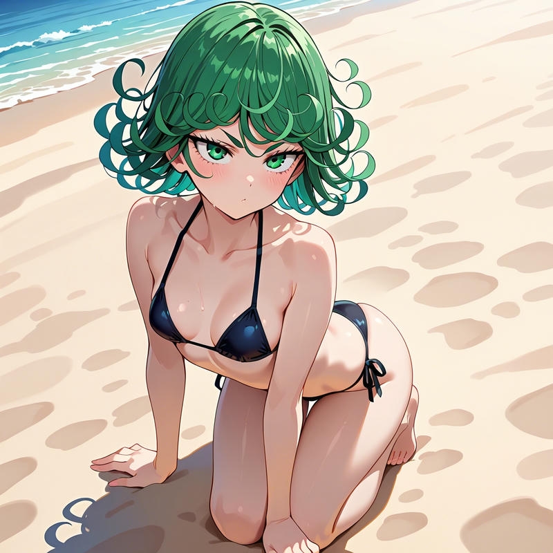 Hình Tatsumaki Bikini dịu dàng tươi trẻ