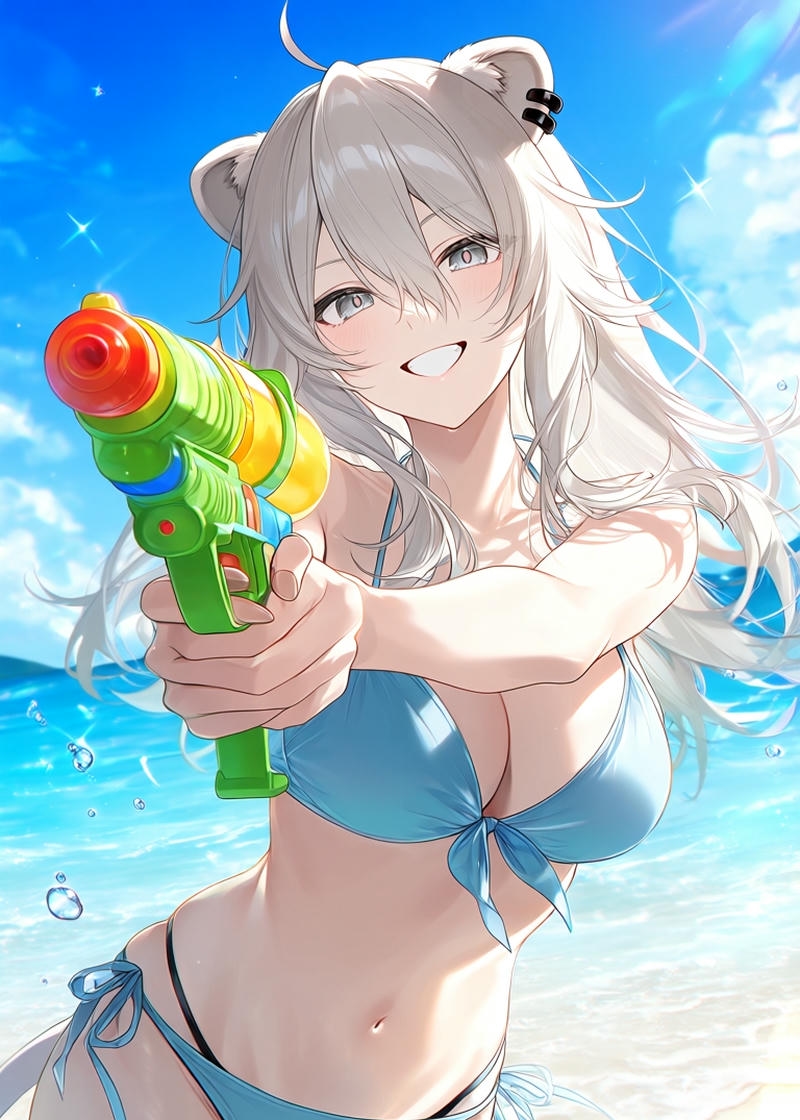 Hình ảnh gái anime bikini hấp dẫn