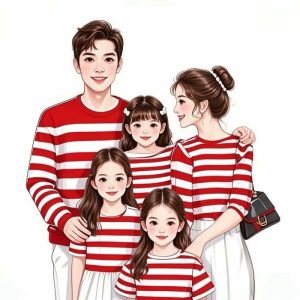80+ ảnh gia đình 5 người anime đáng yêu và ấm áp