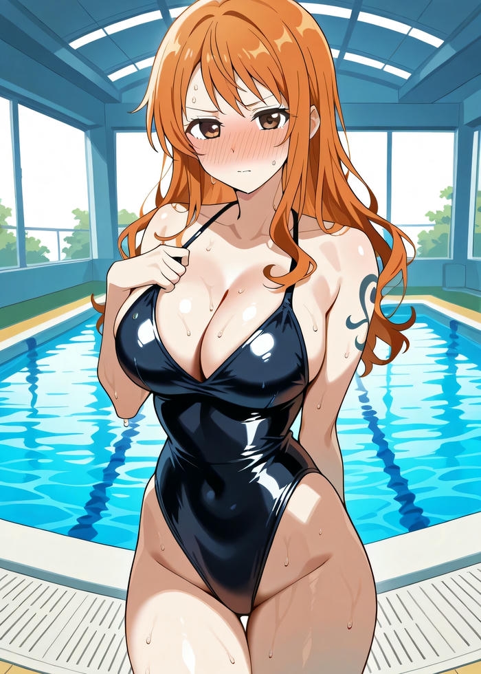 Nami sexy thể hiện diện mạo thanh nhã duyên dáng