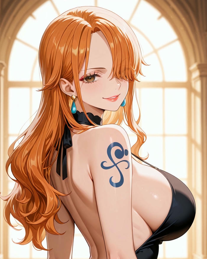 Nami sexy với ánh nhìn quyến rũ đầy mê hoặc