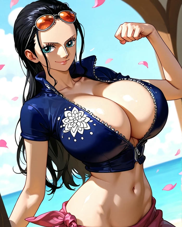 Nico Robin Bikini hấp dẫn lung linh bắt mắt