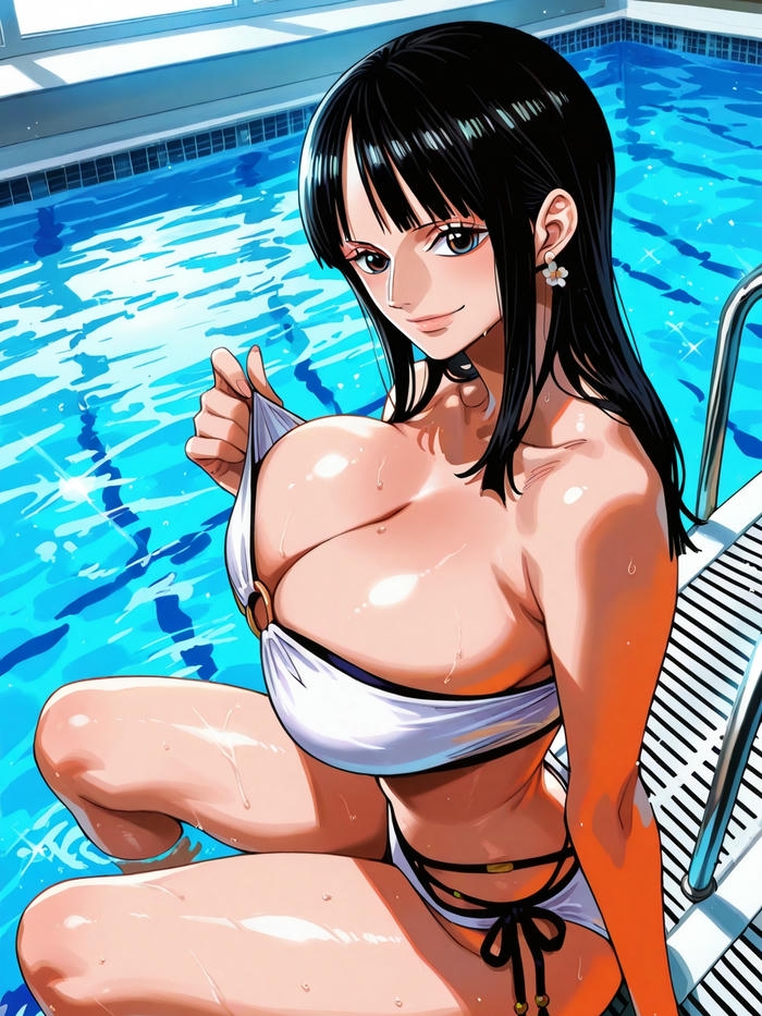 Nico Robin Bikini hoàn hảo mượt mà ấn tượng