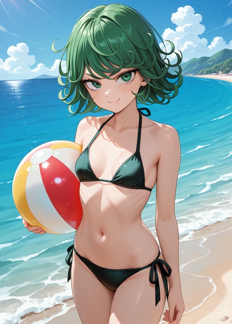 Tatsumaki Bikini cuốn hút thật sự xinh tươi