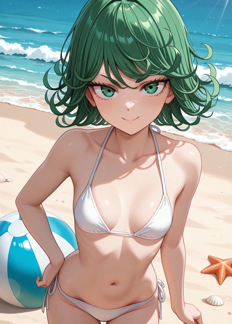 Tatsumaki Bikini lôi cuốn rất là mềm mại
