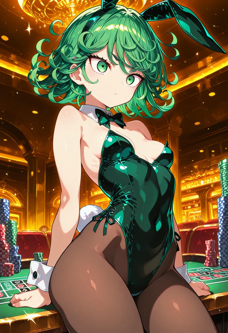 Tatsumaki Bikini mềm mại thật sự sinh động