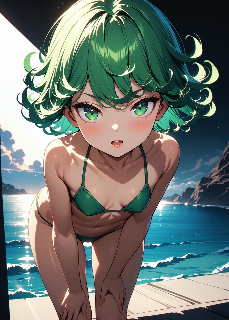 Tatsumaki Bikini nóng bỏng hết sức dễ thương