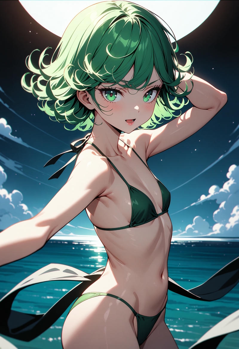 Tatsumaki Bikini sắc nét thật sự cuốn hút