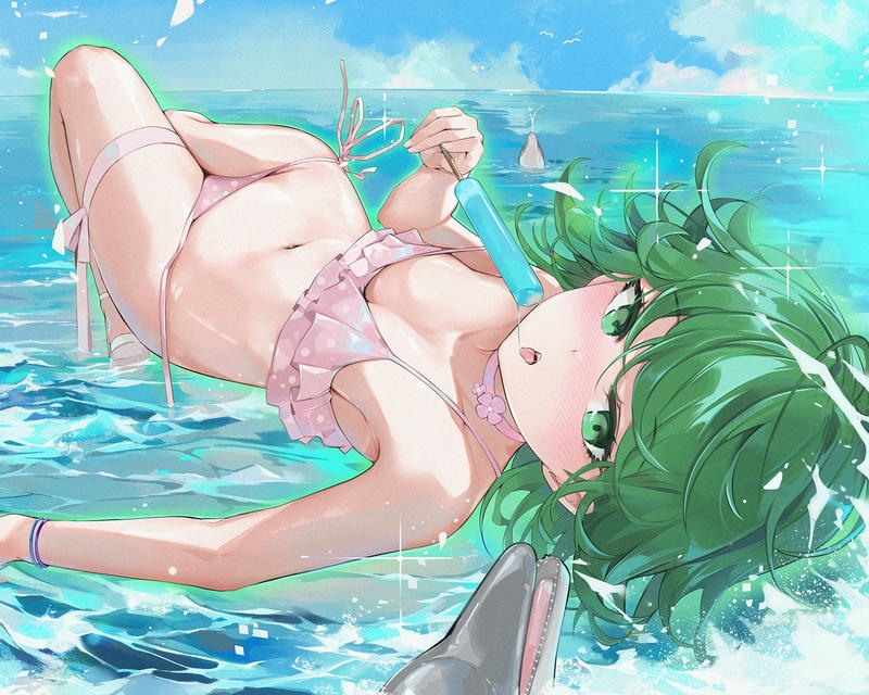 Tatsumaki Bikini xinh đẹp cùng sự sinh động