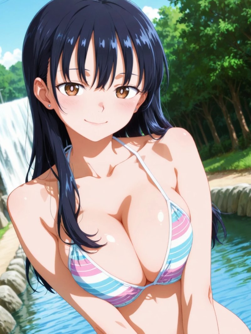 Waifu tóc vàng hot trong ảnh gái anime vú to