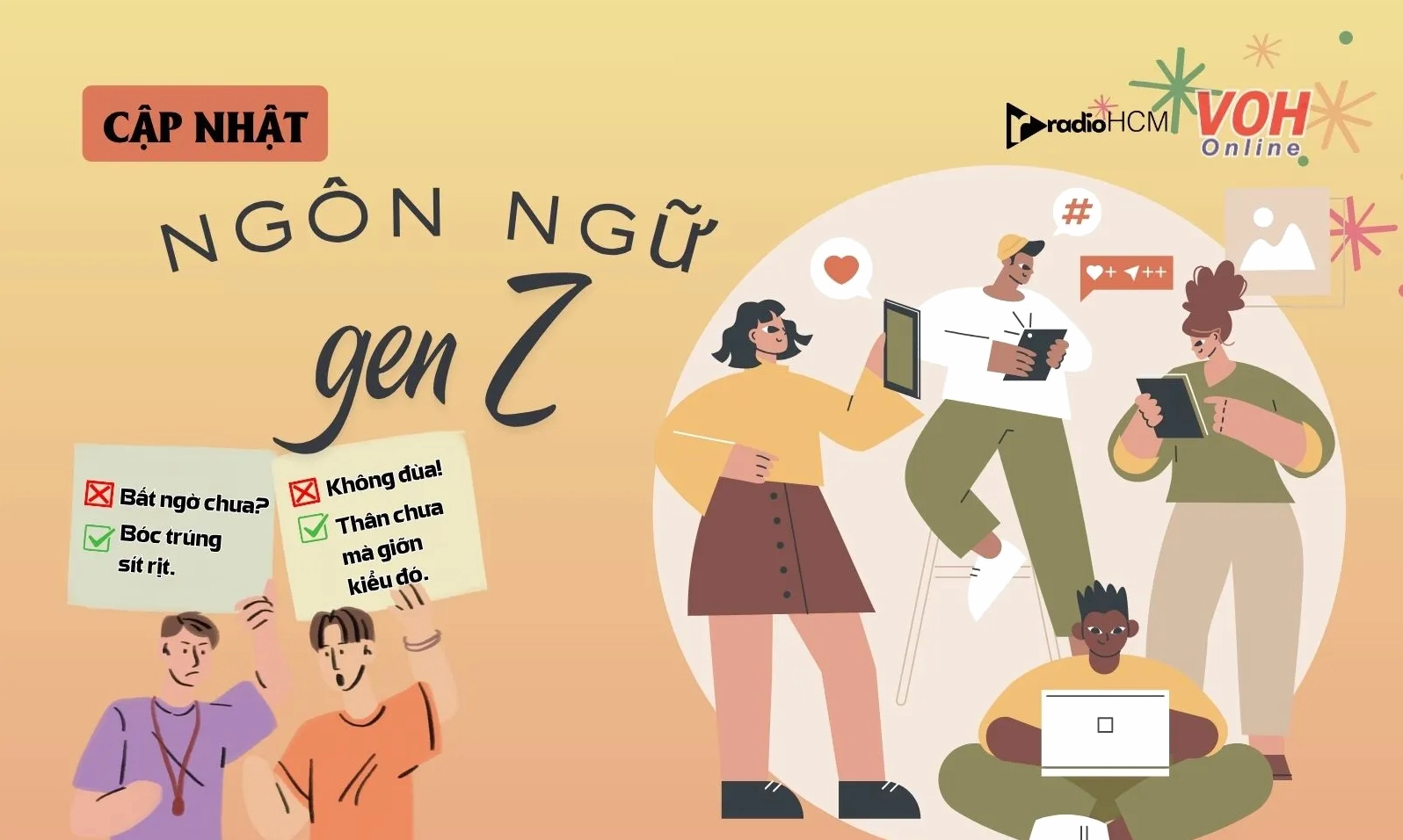 Ngôn ngữ Gen Z và các trend đáng yêu