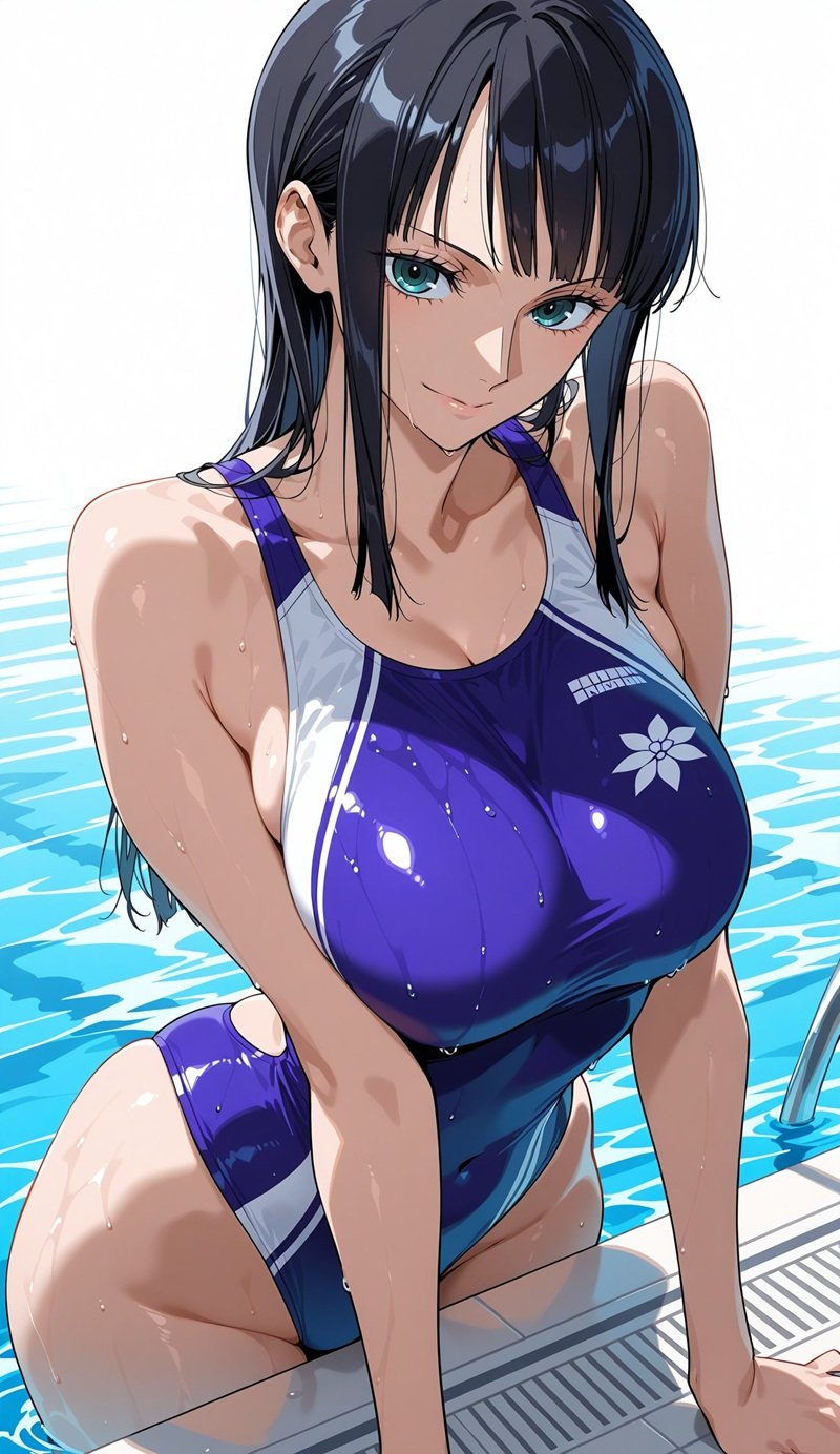 Nico Robin bikini cosplay body hoàn hảo