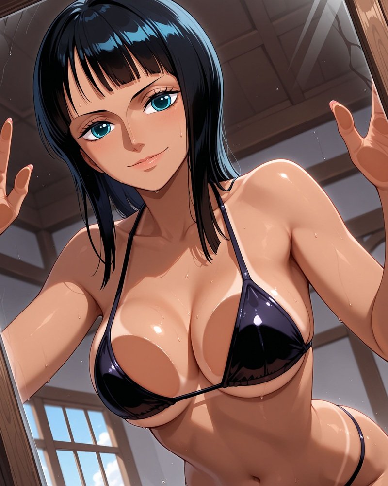 Nico Robin bikini mông cong quyến rũ